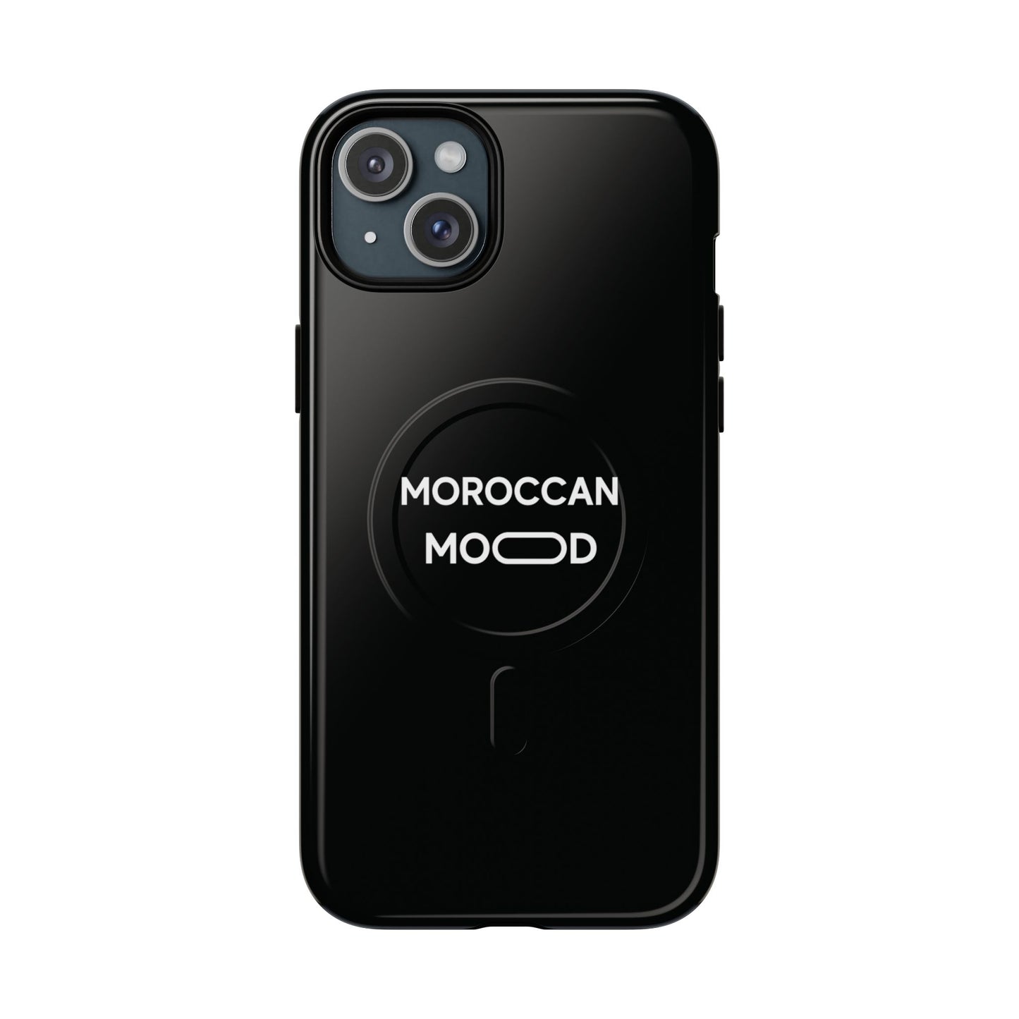 📱 Coque Magnétique Renforcée Noire – Moroccan Mood