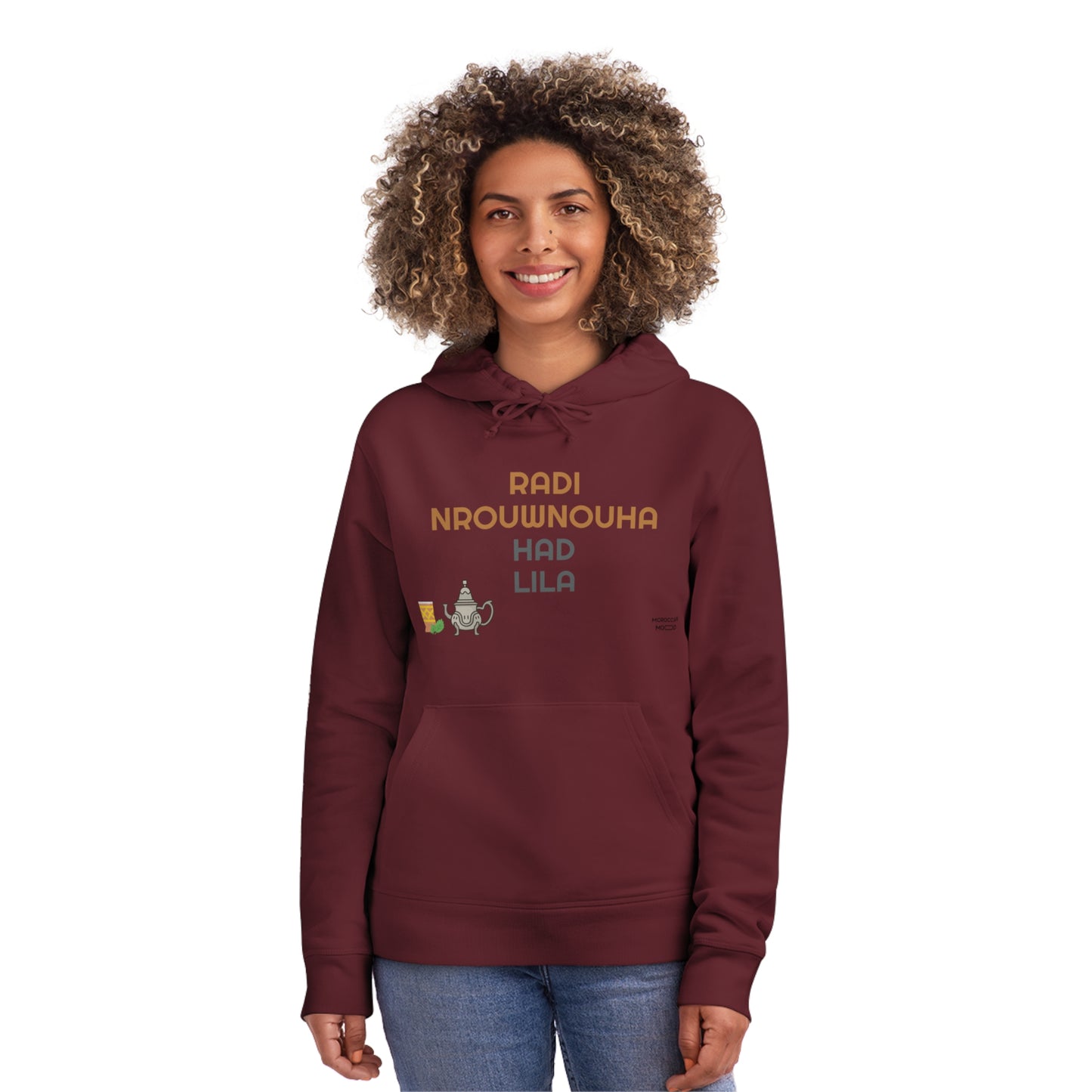 🔥 Sweatshirt Unisexe "Moroccan Mood"  Radi Nrouwnouha - Confort, Style et Bled Vibes 🇲🇦