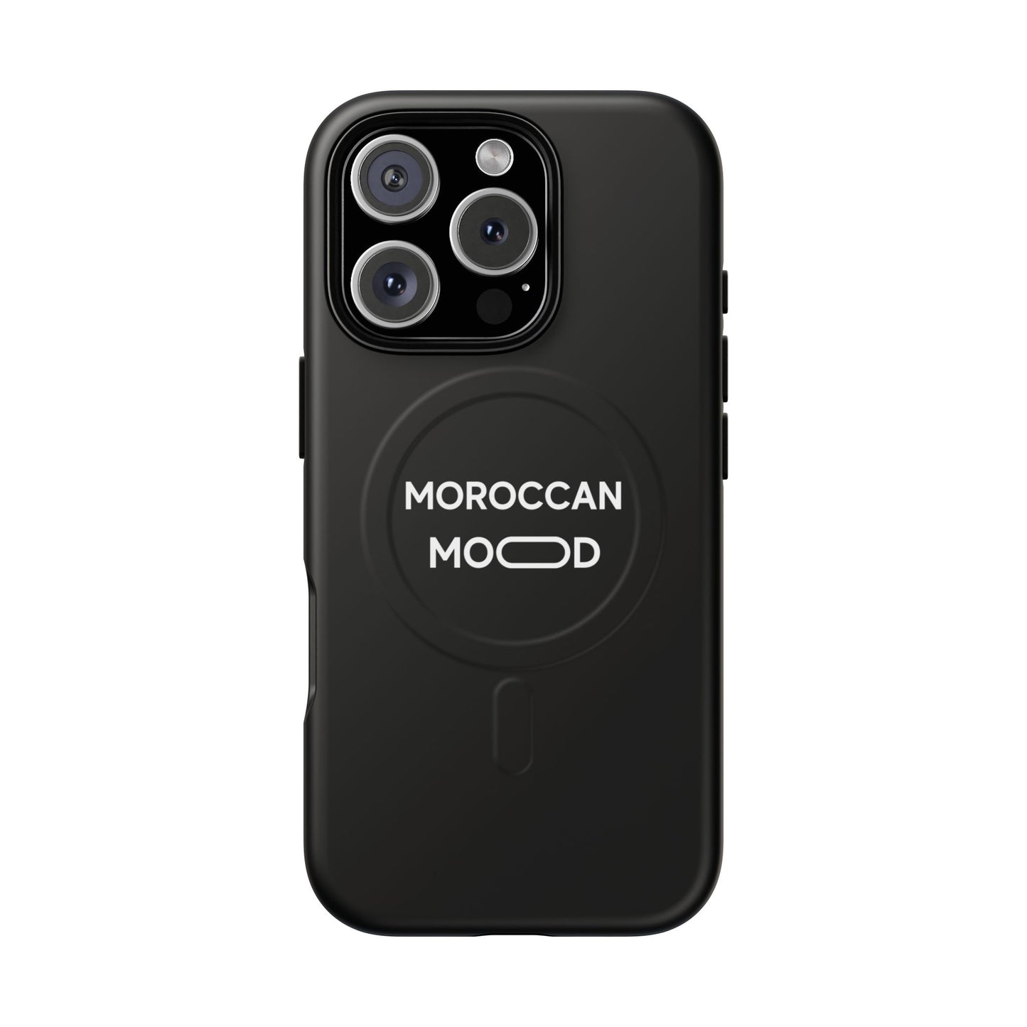 📱 Coque Magnétique Renforcée Noire – Moroccan Mood