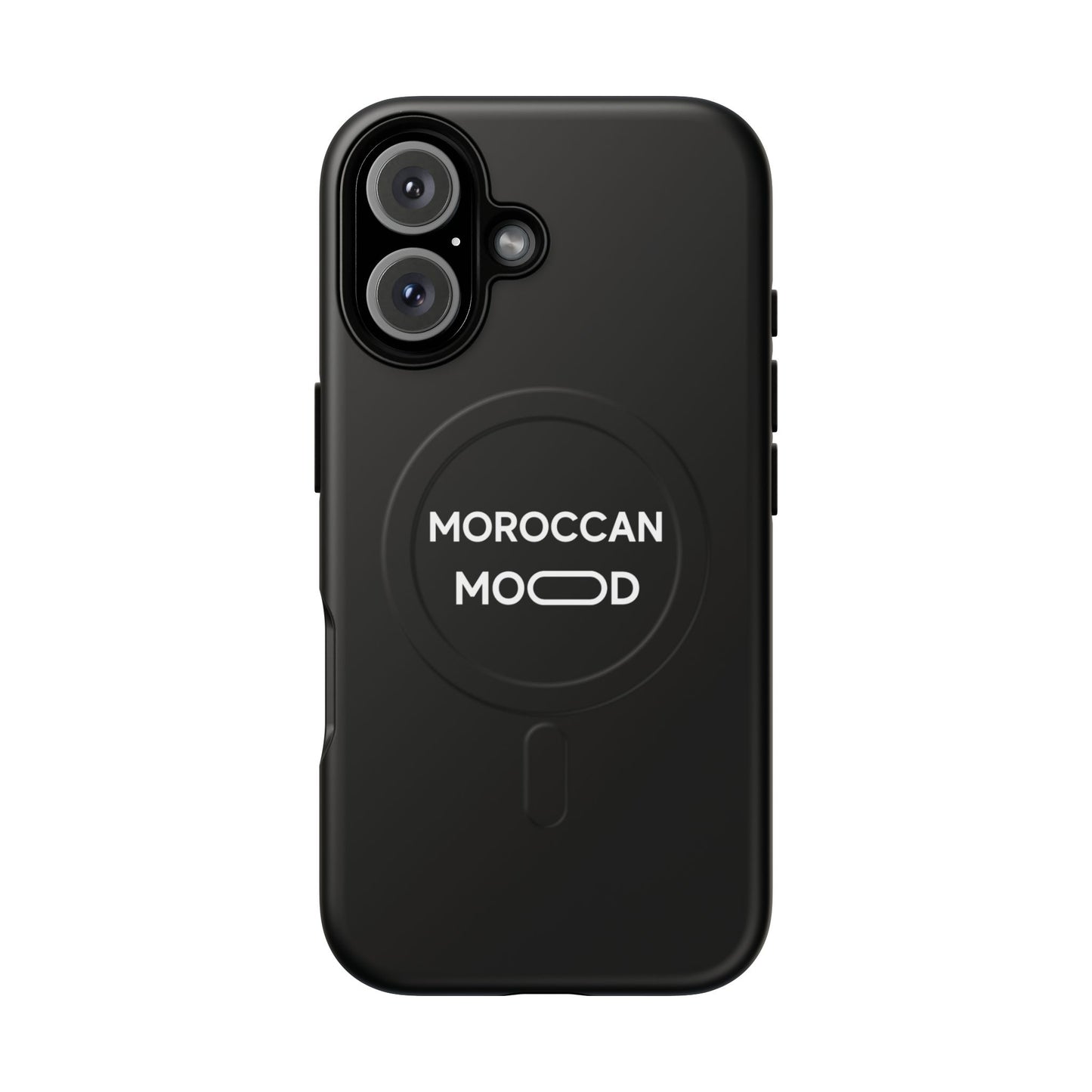 📱 Coque Magnétique Renforcée Noire – Moroccan Mood