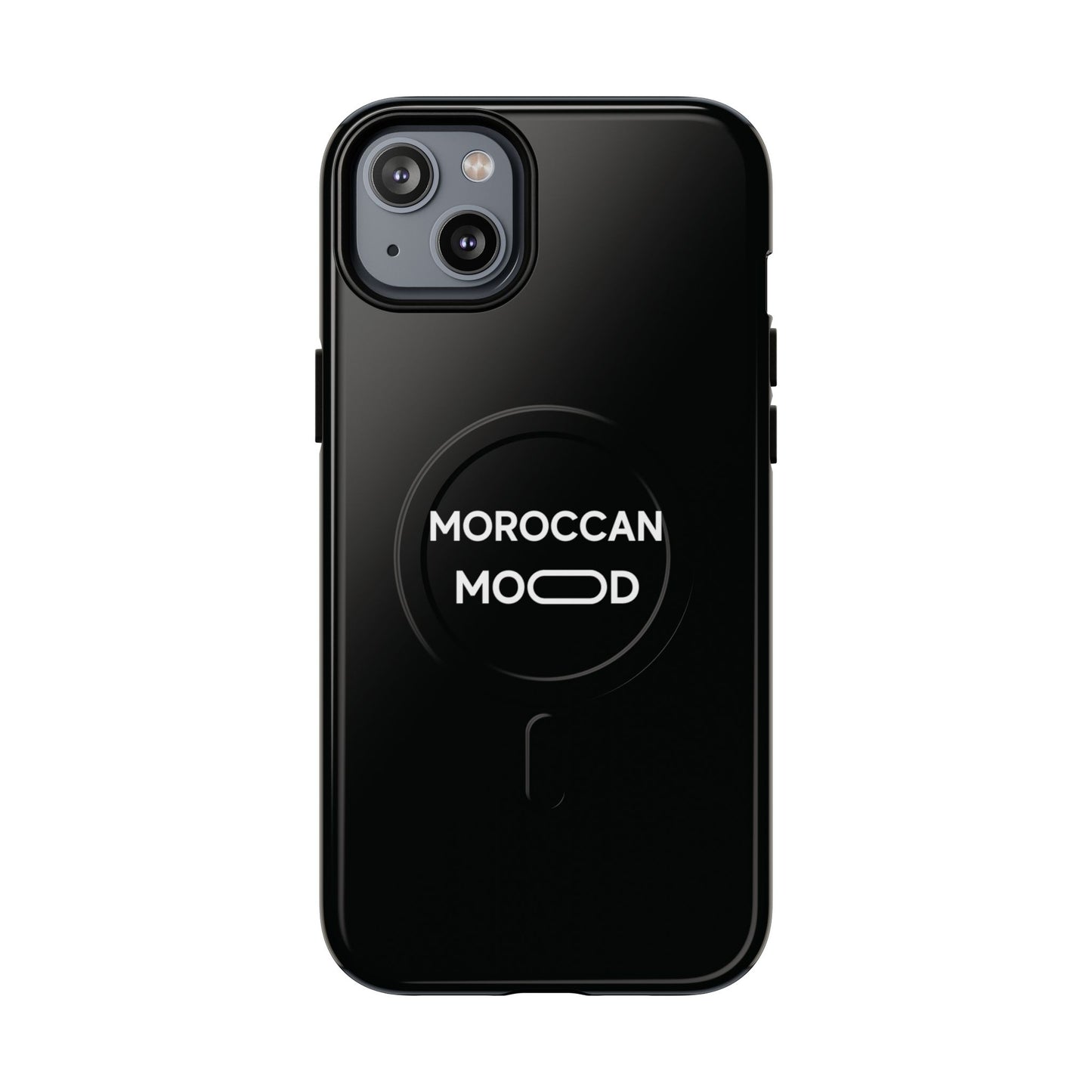 📱 Coque Magnétique Renforcée Noire – Moroccan Mood