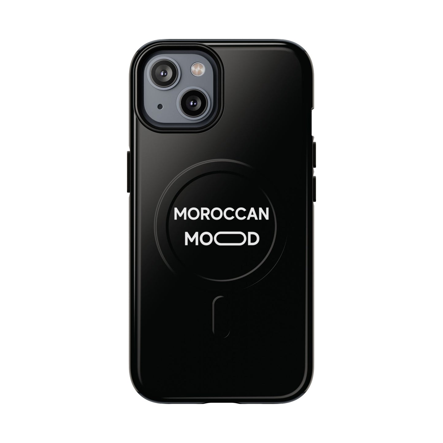 📱 Coque Magnétique Renforcée Noire – Moroccan Mood