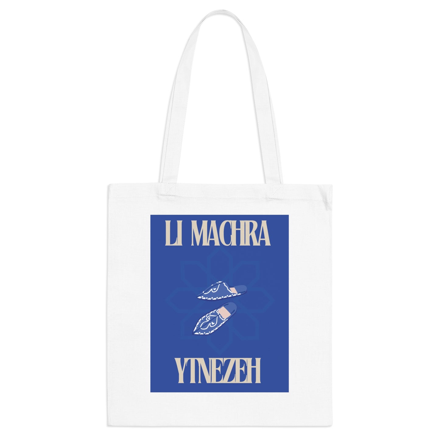 👜 Tote Bag en Coton Li machra ytnezeh - Élégance & Praticité aux Couleurs du Maroc 🇲🇦