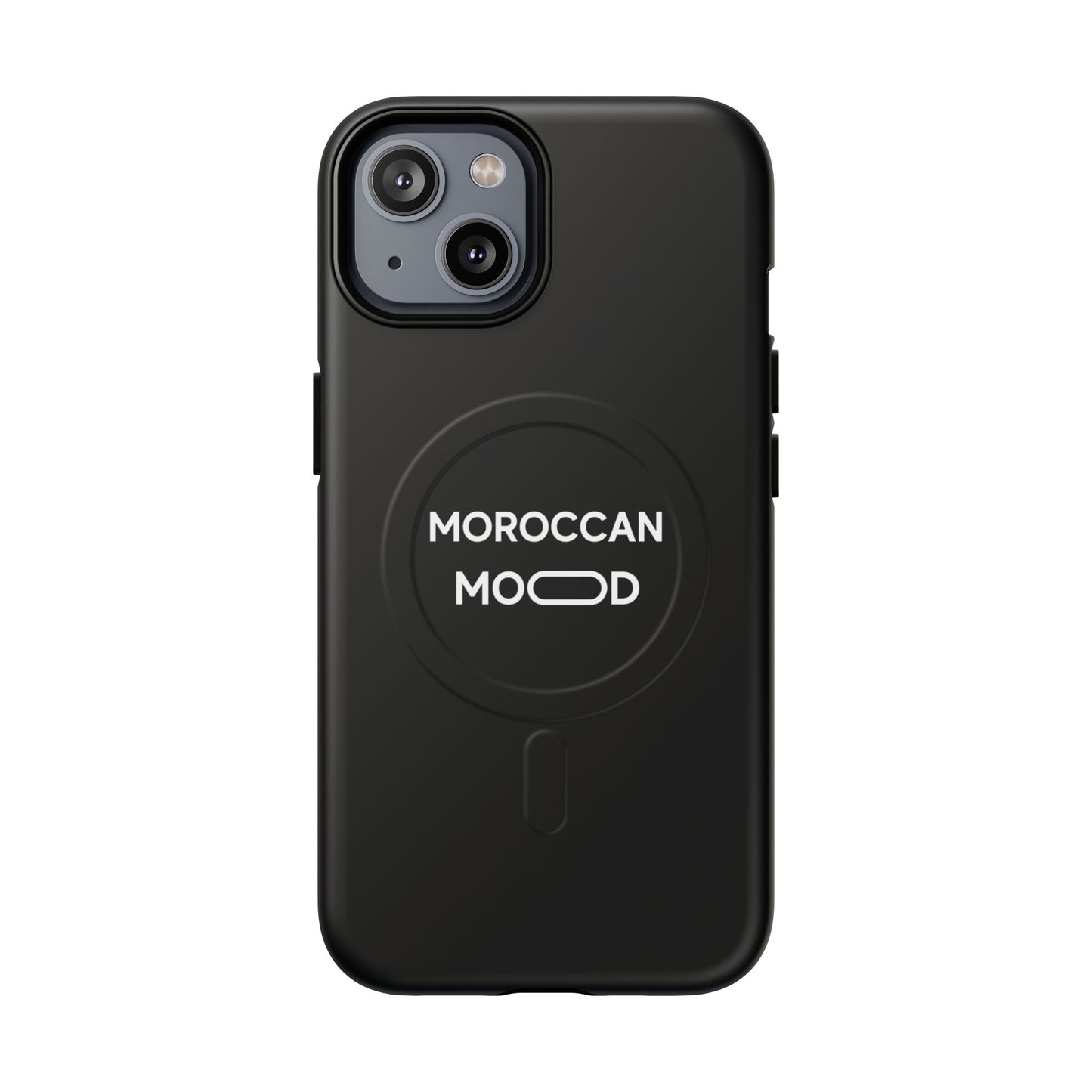 📱 Coque Magnétique Renforcée Noire – Moroccan Mood