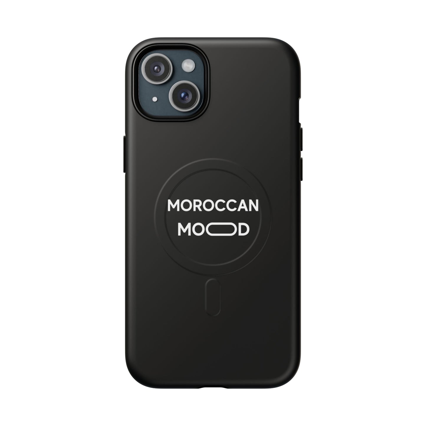 📱 Coque Magnétique Renforcée Noire – Moroccan Mood