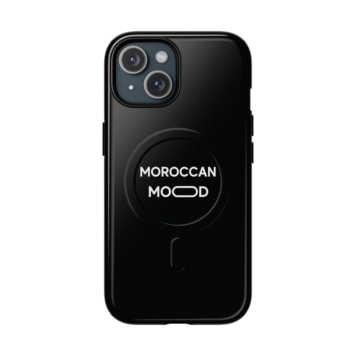 📱 Coque Magnétique Renforcée Noire – Moroccan Mood